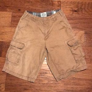 Boys Khaki cargo shorts
